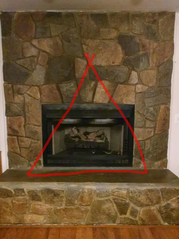 fireplace triangle